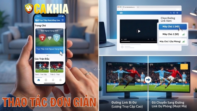 Thao tác đơn giản